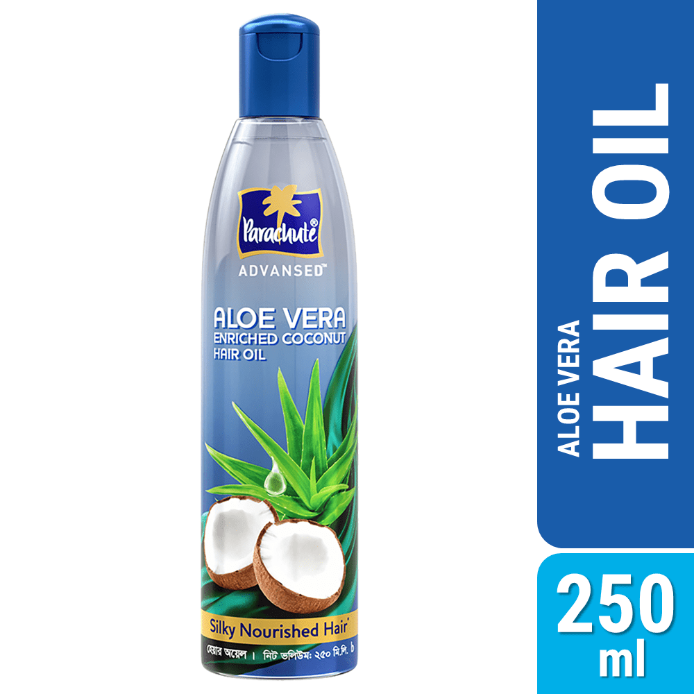 PARACHUTE COCONUT OIL-প্যারাসুট এলোভেরা নারিকেল তেল- ২৫০ মিলি