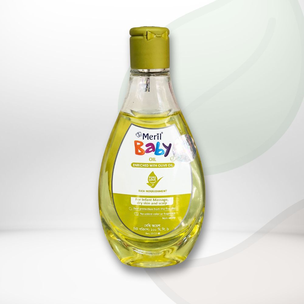 MERIL BABY OIL-মেরিল বেবী অয়েল-১০০ মিলি